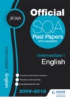 Image for SQA Past Papers Intermediate 1 English