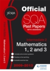 Image for SQA Past Papers Intermediate 2 Mathematics Units 1, 2, 3