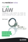 Image for My Revision Notes: AQA A2 Law: Criminal Law Units 3A and 4A and Concepts of Law Unit 4C