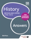 Image for History for Common Entrance: Britain and Empire 1750-1914 Answers