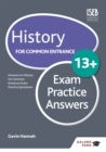 Image for History for Common Entrance 13+ Exam Practice Answers (for the June 2022 exams)