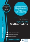 Image for SQA Specimen Paper 2014 Higher for CFE Mathematics &amp; Hodder Gibson Model Papers