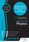 Image for SQA Specimen Paper 2014 Higher for CfE Physics & Hodder Gibson Model Papers