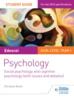 Image for Edexcel psychology student guide 1: social psychology and cognitive psychology