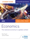 Image for AQA economics.: (The national economy in a global context)