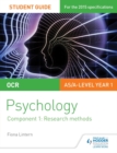 Image for OCR Psychology Student Guide 1: Component 1: Research methods