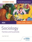 Image for AQA A-level Sociology Student Guide 2: Families and households
