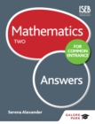 Image for Mathematics for Common Entrance.: (Answers) : Two,