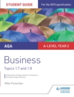 Image for AQA A-Level business.: (Topics 1.7-1.8) : Student guide 3,
