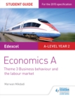 Image for Edexcel economics A student guide.: (Business behaviour and the labour market)