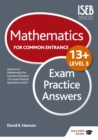 Image for Mathematics Level 3 for Common Entrance at 13+ Exam Practice Answers (for the June 2022 exams)