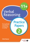 Image for 11+ verbal reasoning. : Practice papers 2