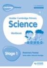 Image for Hodder Cambridge Primary Science Workbook 1 : Workbook 1