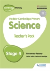 Image for Hodder Cambridge Primary Science Teacher&#39;s Pack 4