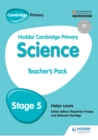 Image for Hodder Cambridge primary science. : Teacher&#39;s pack 5