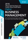 Image for Higher business management 2016-17 SQA past papers with answers
