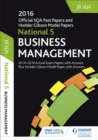 Image for National 5 Business Management 2016-17 SQA Past Papers with Answers