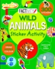 Image for Gold Stars Factivity Wild Animals Sticker Activity