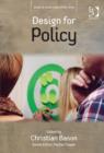 Image for Design for Policy