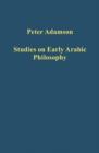 Image for Studies on early Arabic philosophy