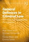 Image for General defences in criminal law: domestic and comparative perspectives