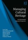 Image for Managing cultural heritage: an international research perspective
