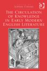 Image for The circulation of knowledge in early modern English literature