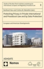 Image for Protecting privacy in private international and procedural law and by data protection  : European and American developments