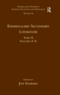 Image for Kierkegaard secondary literatureVolume 18: English, A-K