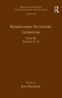 Image for Volume 18, Tome III: Kierkegaard Secondary Literature