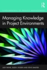 Image for Managing knowledge in project environments