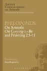 Image for Philoponus =: on Aristotle on Coming-to-be and Perishing 2.5-11