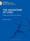 Image for The advantage of lyric: essays on feeling in poetry