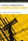 Image for A Critical Introduction to Knowledge-How