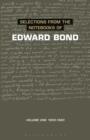 Image for Selections from the Notebooks of Edward Bond
