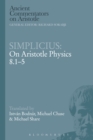 Image for Simplicius: On Aristotle Physics 8.1-5