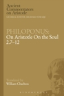 Image for Philoponus: On Aristotle On the Soul 2.7-12