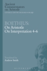 Image for On Aristotle on interpretation 1-3