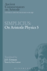 Image for Simplicius: On Aristotle Physics 5