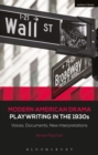 Image for Modern American drama: Playwriting in the 1930s :