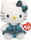 Image for HELLO KITTY TURQUOISE PLAID BEANIE