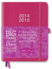 Image for BIG FAMILY SCHOOL YEAR DIARY 2014 5 PINK
