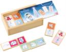 Image for SNOWMAN WOODEN DOMINOES SET