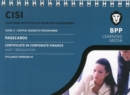 Image for CISI Capital Markets Programme Certificate in Corporate Finance Unit 1 Syllabus Version 10 : Passcards