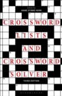 Image for Crossword lists &amp; crossword solver