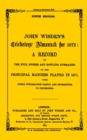Image for Wisden Cricketers&#39; Almanack 1872