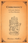 Image for Occult Sciences - Chiromancy Or Palm Reading.