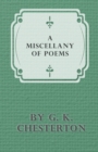 Image for Miscellany of Poems by G. K. Chesterton