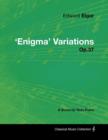 Image for Edward Elgar - &#39;Enigma&#39; Variations - Op.37 - A Score for Solo Piano