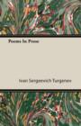 Image for Poems In Prose